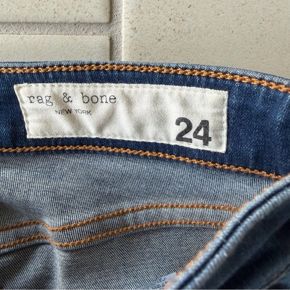 Rag n Bone Cate Mid-Rise Ankle Skinny Blue Denim Jeans - Picture 3 of 6